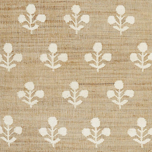 Bloom Jute Rug. Detail view. 