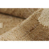 Bloom Jute Rug pile detail. Close-up detail view. 