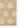 Bloom Jute Rug corner detail. Detail view. 