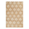 Bloom Jute Rug. Top view. 