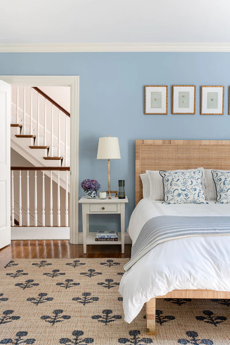 Bloom Jute Rug - Blue Rugs 