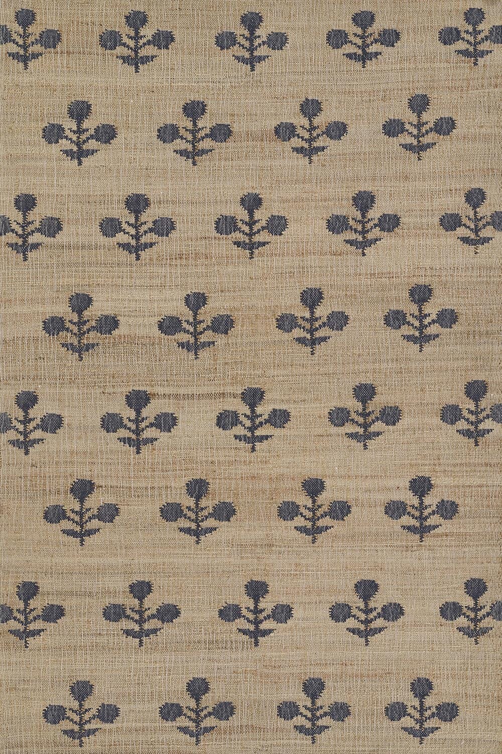 Bloom Jute Rug - Blue Rugs 