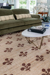 Bloom Jute Rug - Rust Rugs 