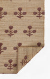 Bloom Jute Rug - Rust Rugs 