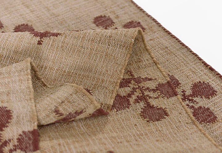 Bloom Jute Rug - Rust Rugs 