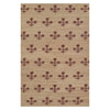 Bloom Jute Rug - Rust Rugs 
