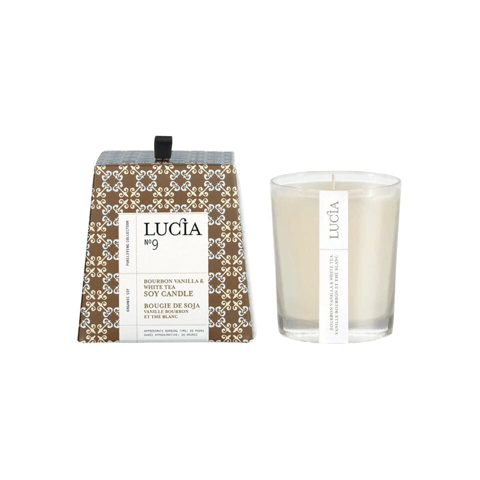 Bourbon Vanilla + White Tea Candle Objects & Accents 