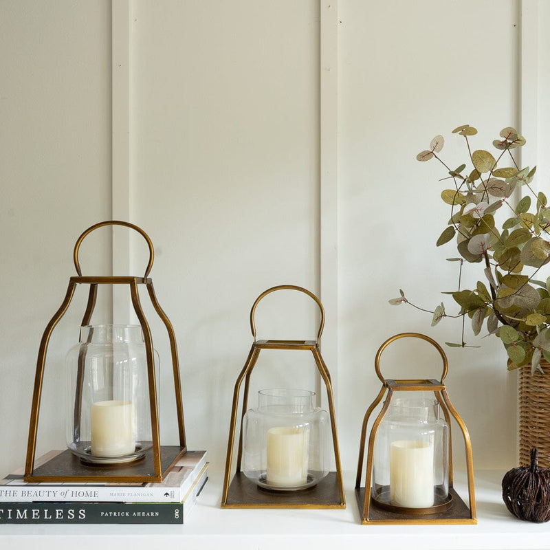 Brass Hurricane Lanterns | Rainsford Company