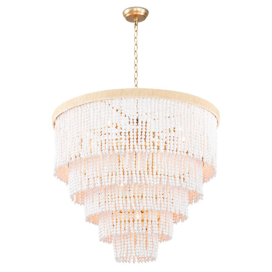 Waterfall Chandelier. Front view.