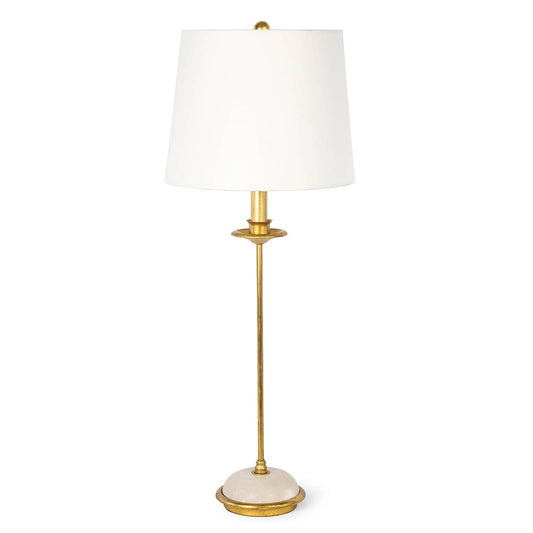 Fisher Stem Buffet Lamp. Front view.