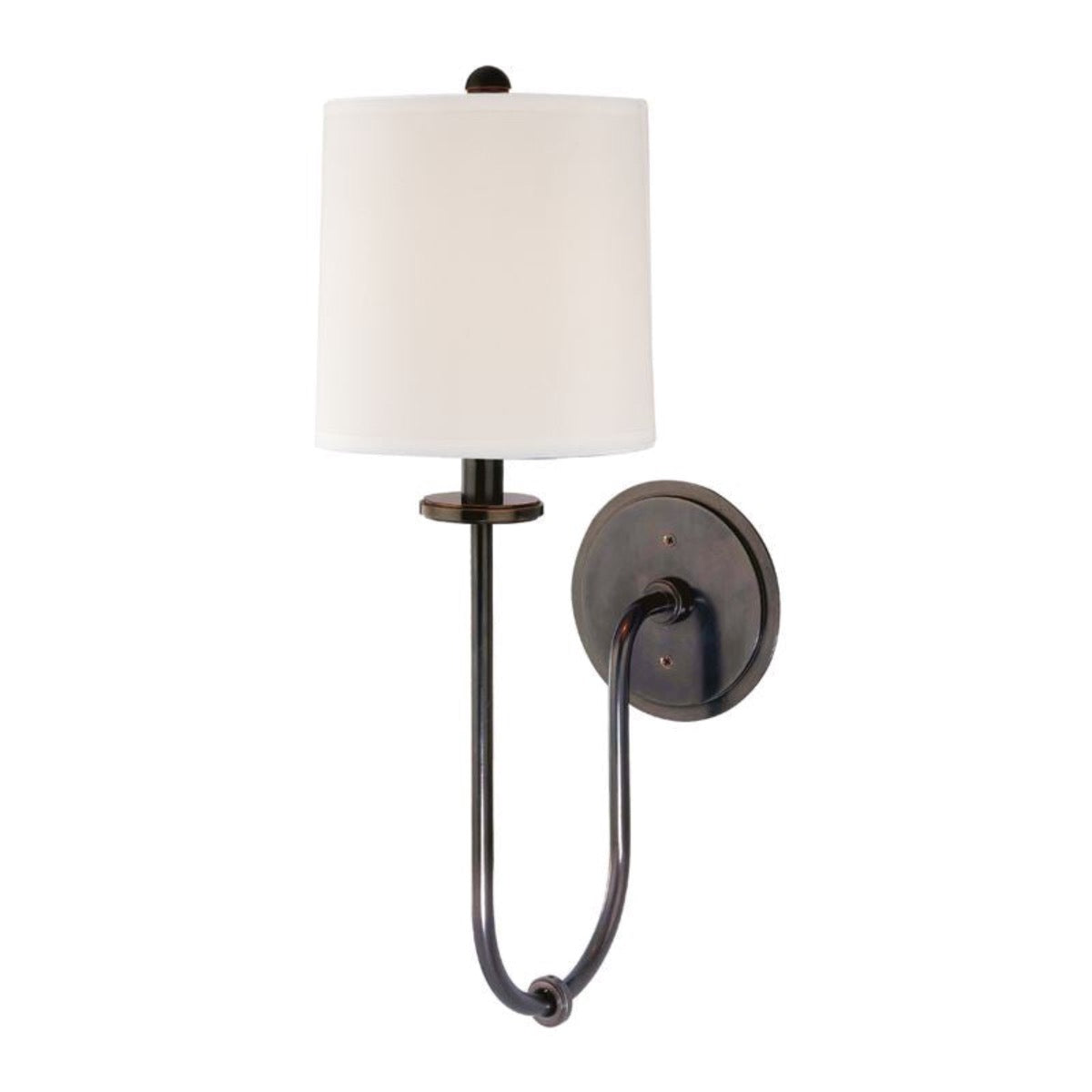 Brigitte Sconce Old Bronze. Left angle view.
