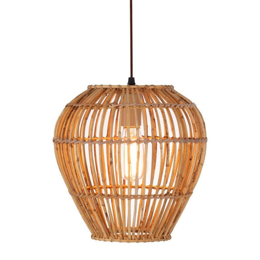 Bungalow Pendant ON. Front view.