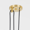 Cambridge Pendant mounting detail. Detail view. 