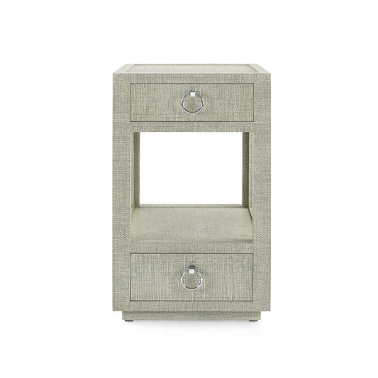 Camilla Side Table Moss Grey Tweed 