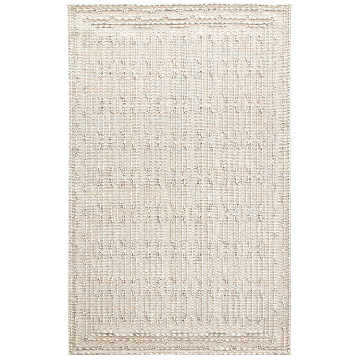 Campbell Plaster Woven Wool Rug RUGS 