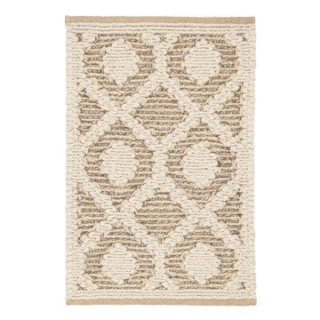 Capri Soumak Woven Jute Rug. Top view. 
