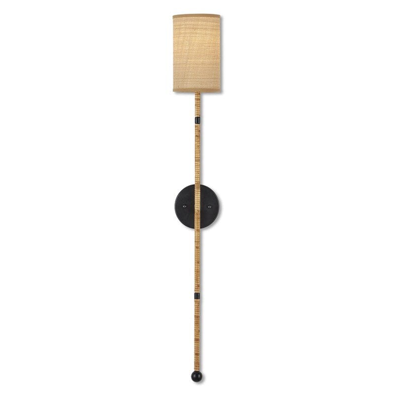 Capriole Rattan Wall Sconce Wall Sconces 