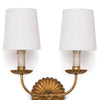 Carson Double Sconce shade. Detail view.