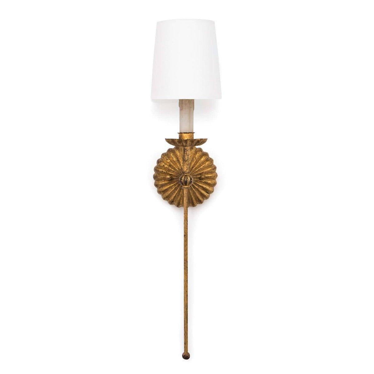 Carson Single Sconce. Front view.