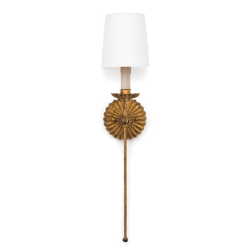 Carson Single Sconce. Front view.