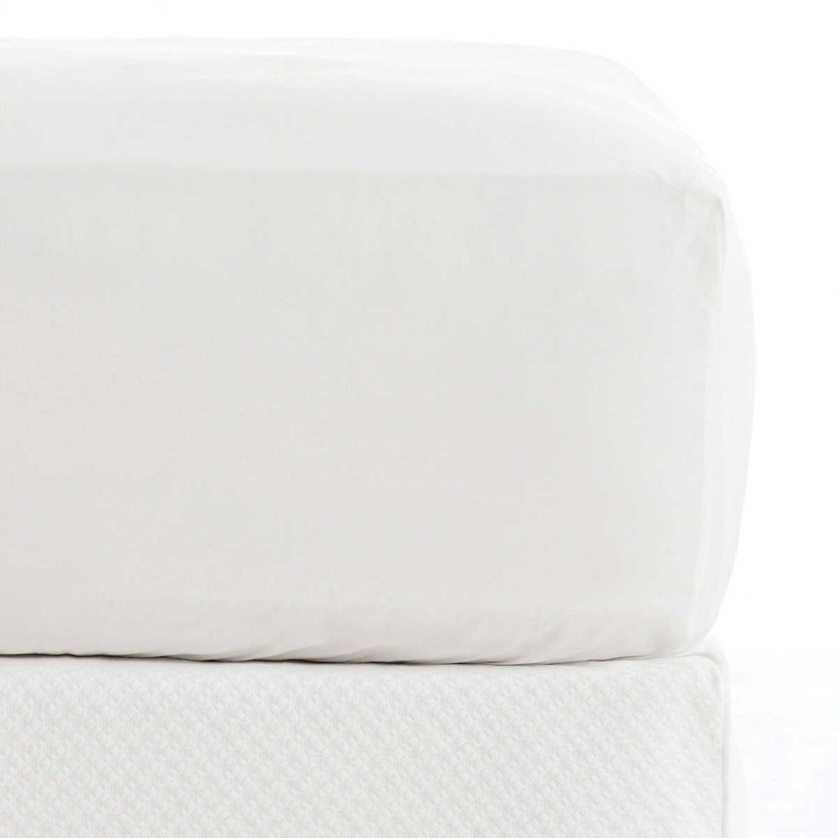 white 400 thread count fitted sheet