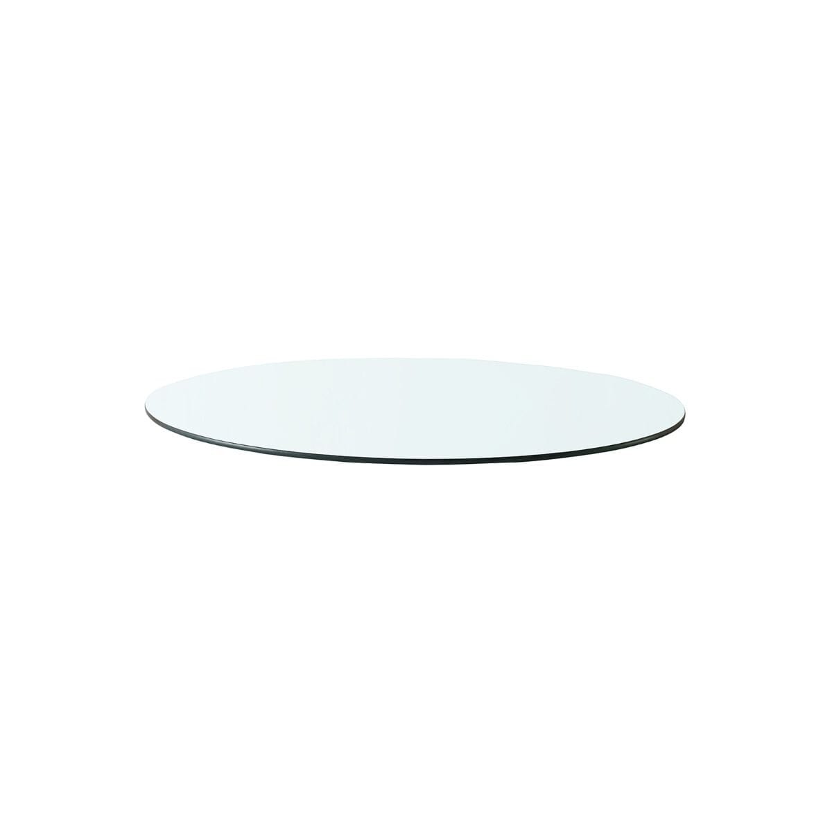 Claudette Round Side Table Glass Top 