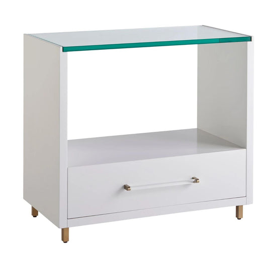 Collins Nightstand. Right angle view.