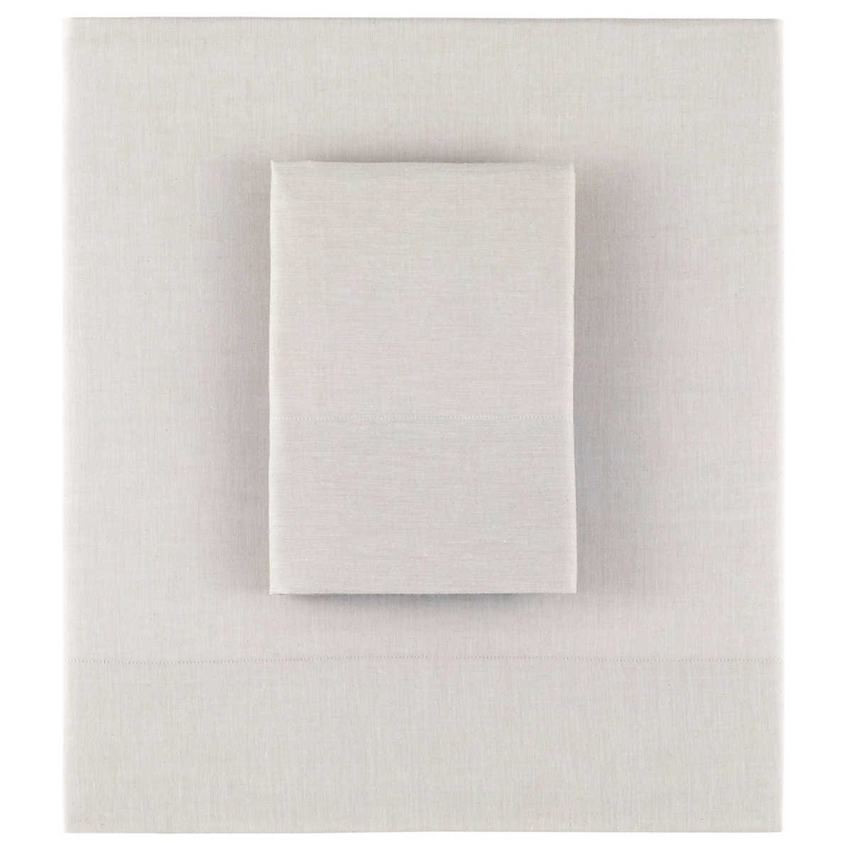 Cozy Cotton Dove Grey Sheet Set 
