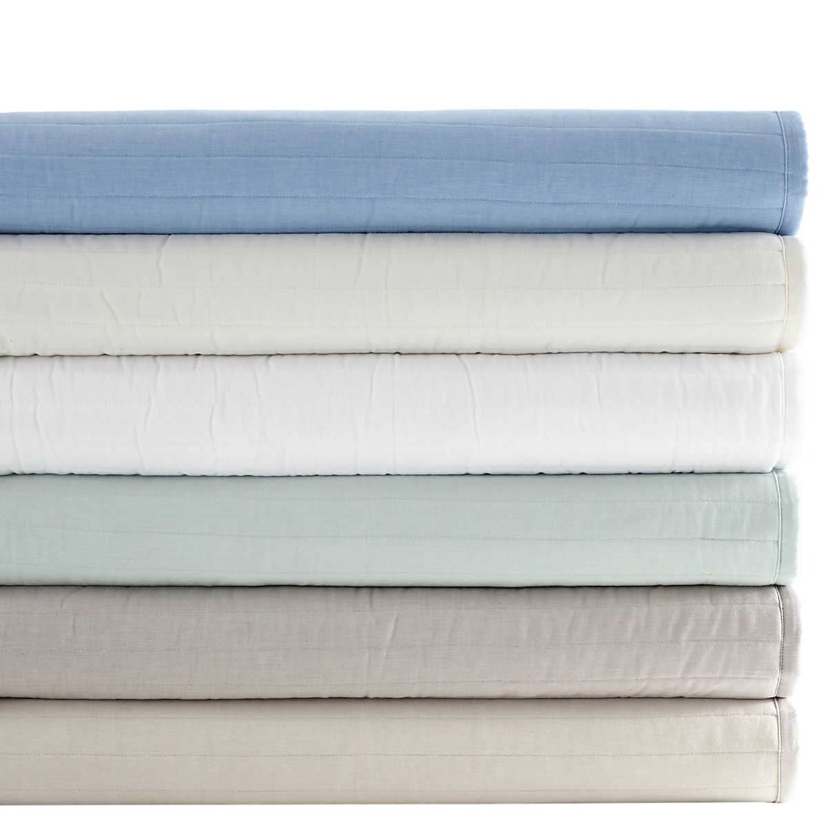 Cozy Cotton French Blue Quilt Comforters, Quilts & Coverlets 