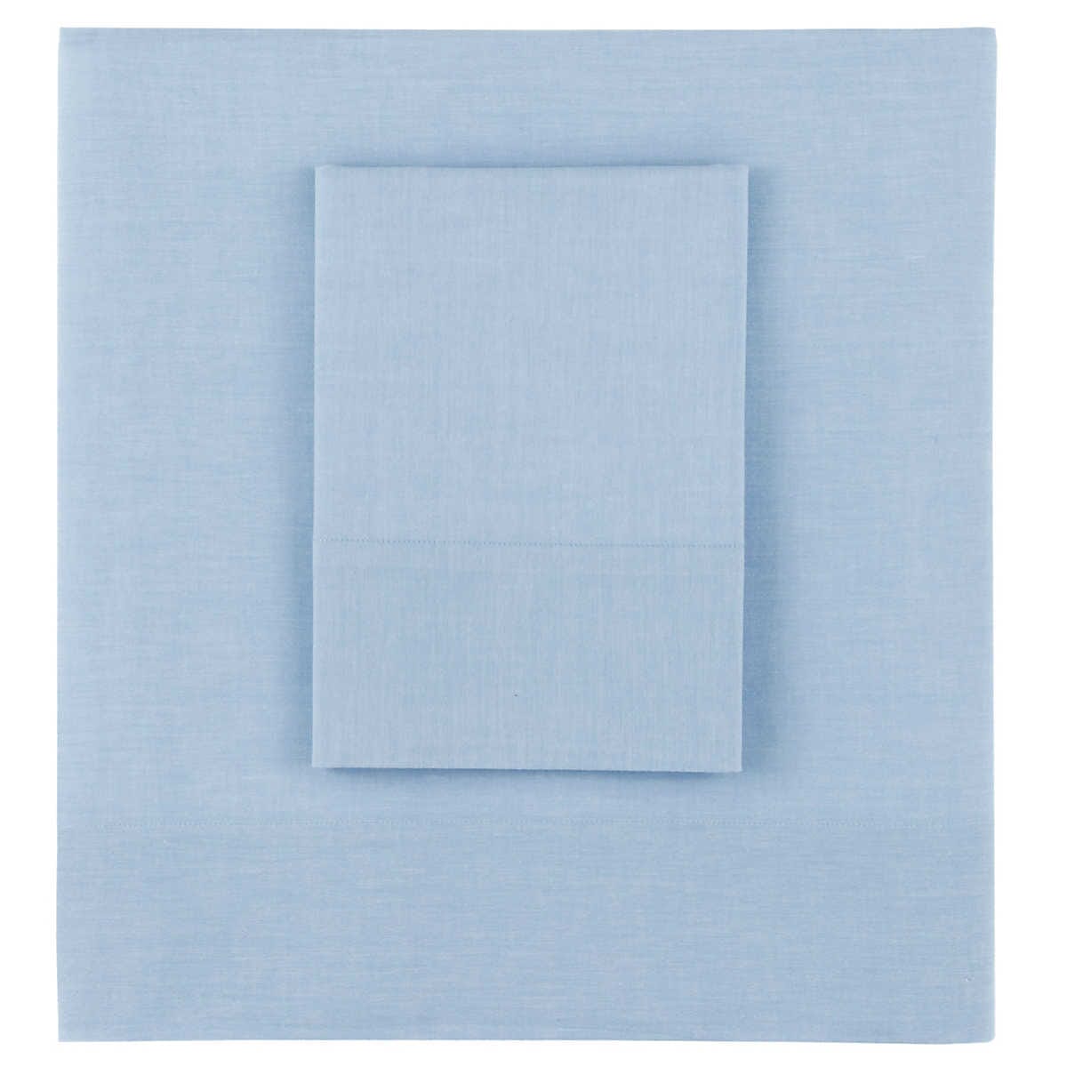 Cozy Cotton French Blue Sheet Set 