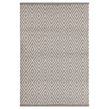 Diamond Fieldstone/Ivory Indoor/Outdoor Rug. Top view. 