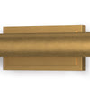 Devon Picture Light - Large Natural Brass centre. Detail view. 