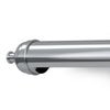Devon Picture Light - Large Polished Nickel left side. Detail view. 