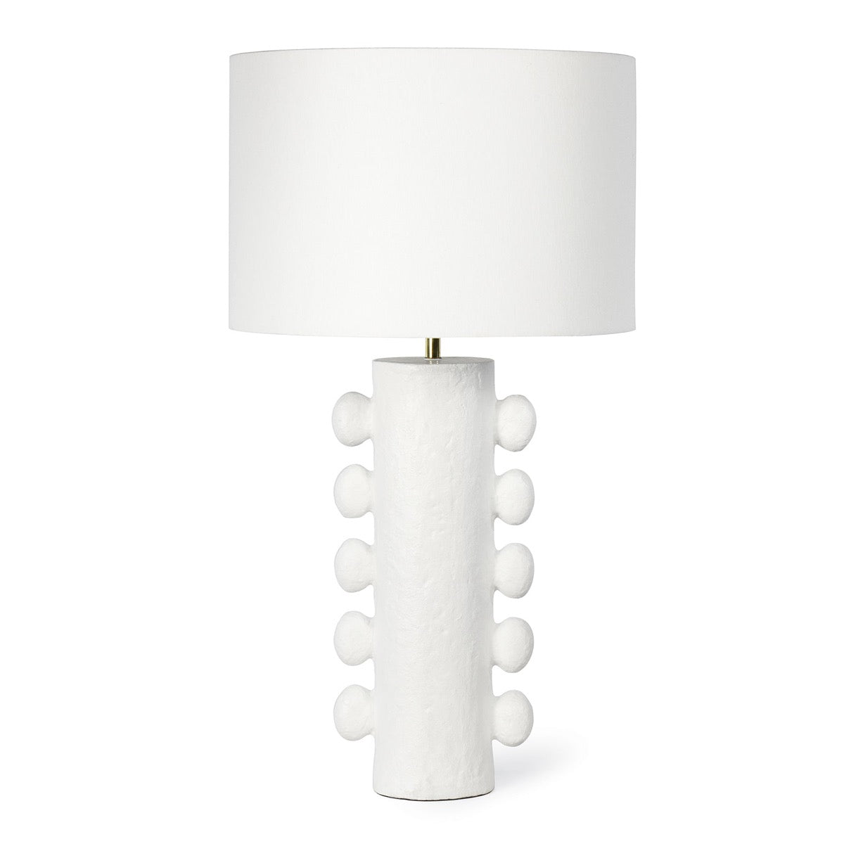 Dolores Metal Table Lamp - Large. Front view.