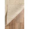 Dunes Jute Rug - Light corner detail. Detail view. 