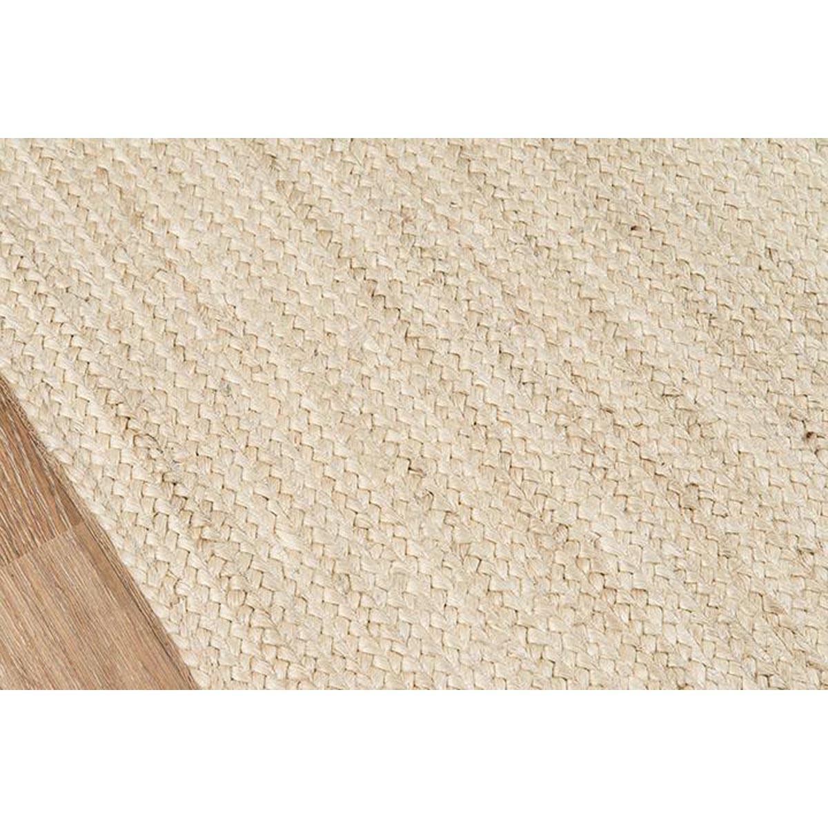 Dunes Jute Rug - Light. Detail view. 