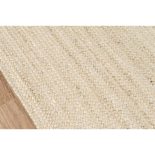 Dunes Jute Rug - Light. Detail view. 