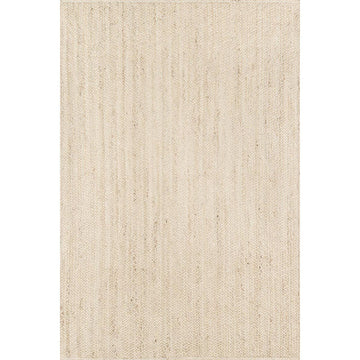 Dunes Jute Rug - Light 2' X 3'. Top view.