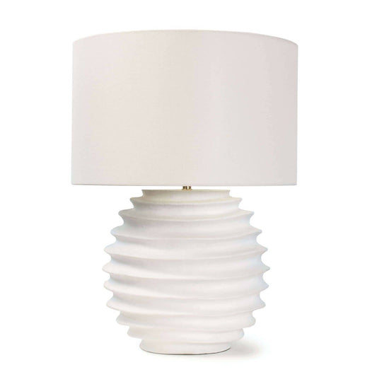 Eaton Metal Table Lamp. Front view. 