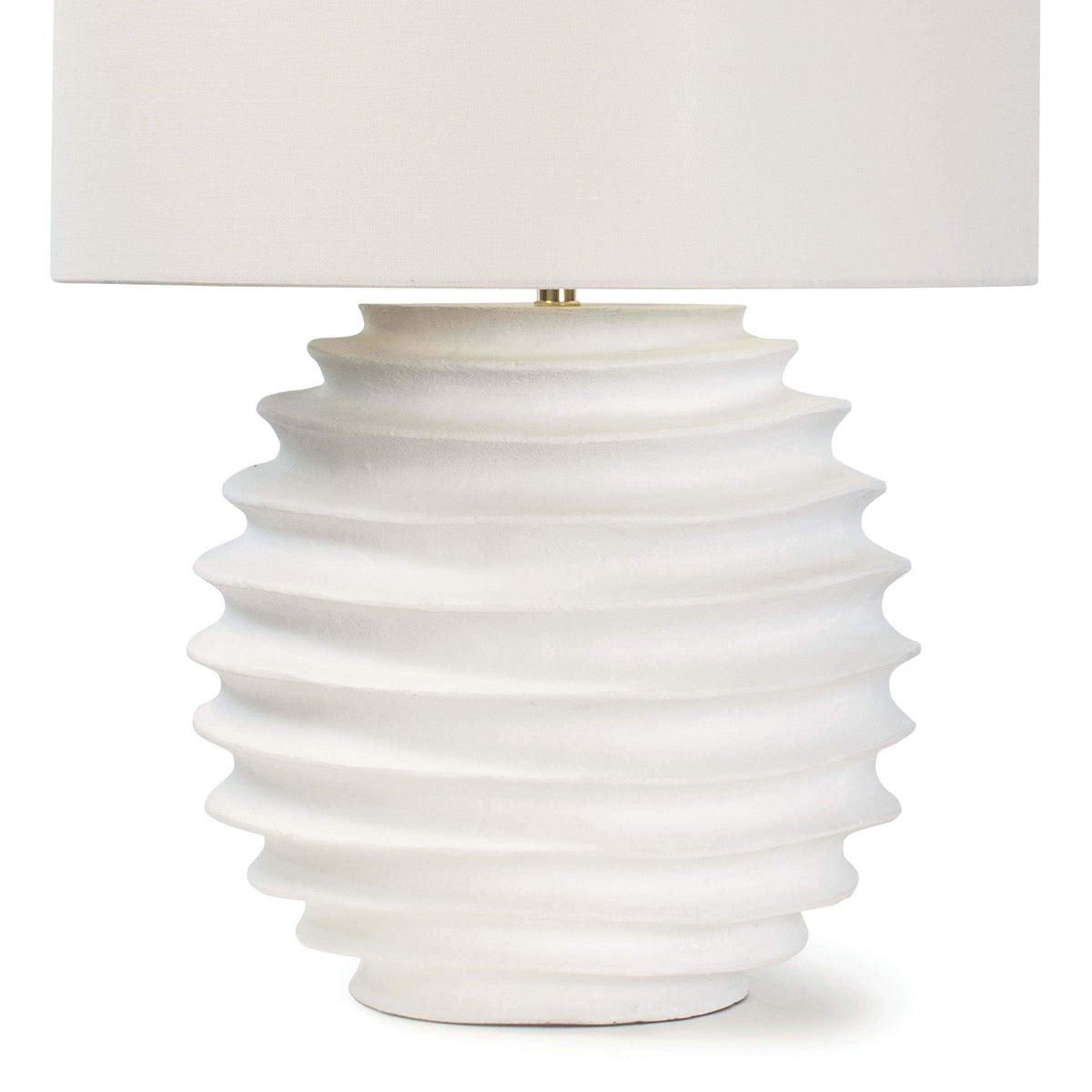 Eaton Metal Table Lamp base. Detail view.