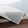 Egan Outdoor Rug corner detail. Close-up detail view.