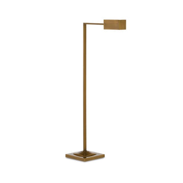 Elle Brass Floor. Left angle view.