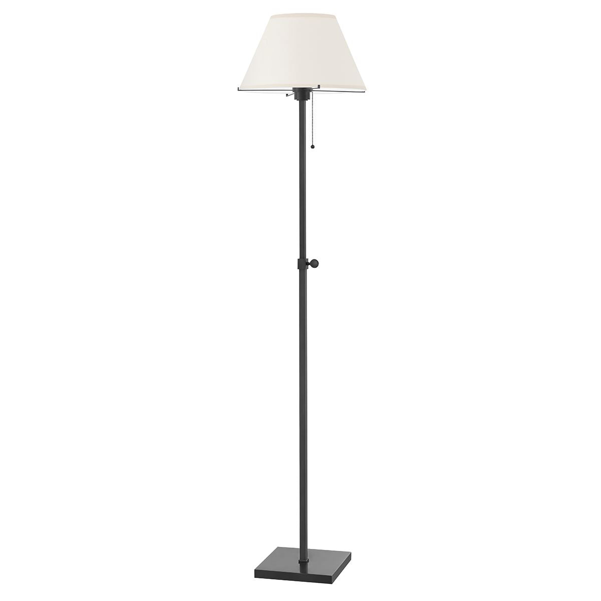 Ellsworth Floor Lamp Old Bronze. Front view.