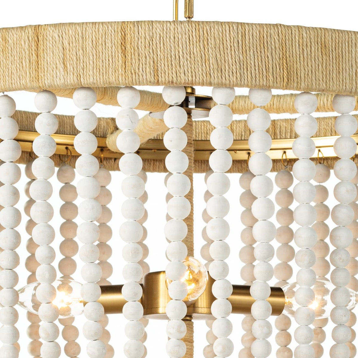 Everly Chandelier upper centre shade. Detail view. 