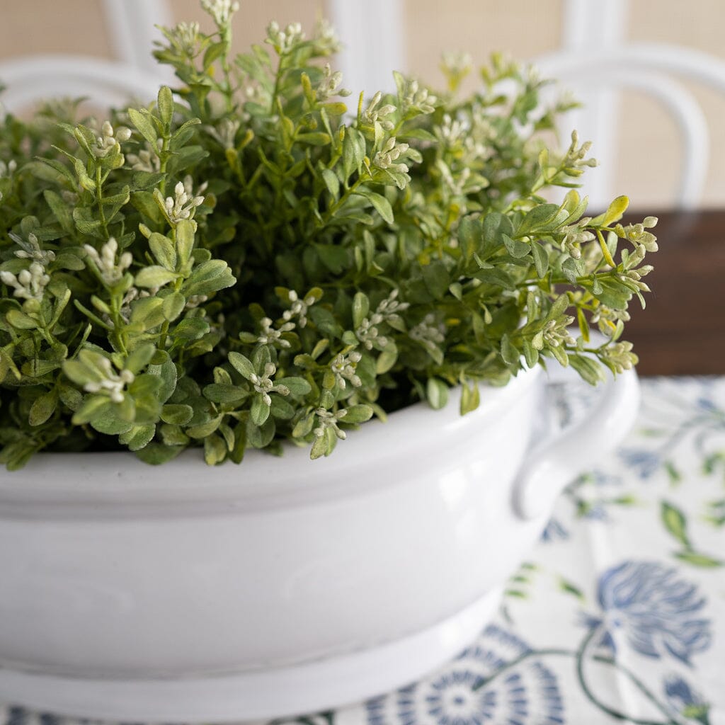 Faux Boxwood Bush 12" Greenery 