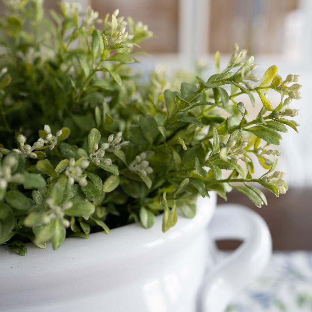 Faux Boxwood Bush 12" Greenery 