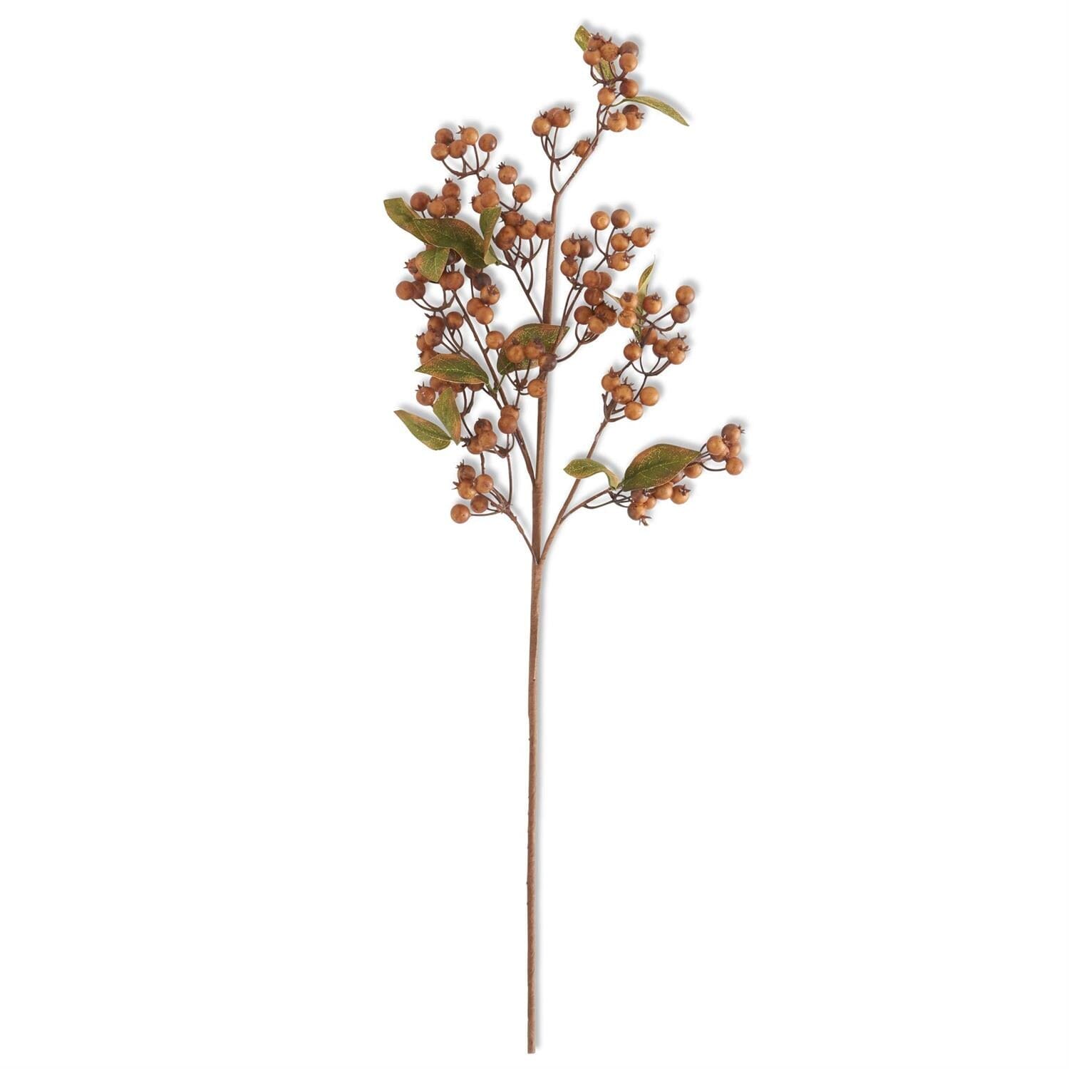 Faux Brown Berry Spray 27" Greenery 