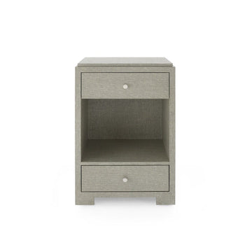 Fedor Side Table Moss Grey Tweed 