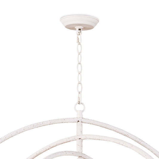 Sail Chandelier mounting piece. Detail view.