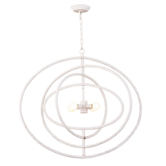 Sail Chandelier. Front view.